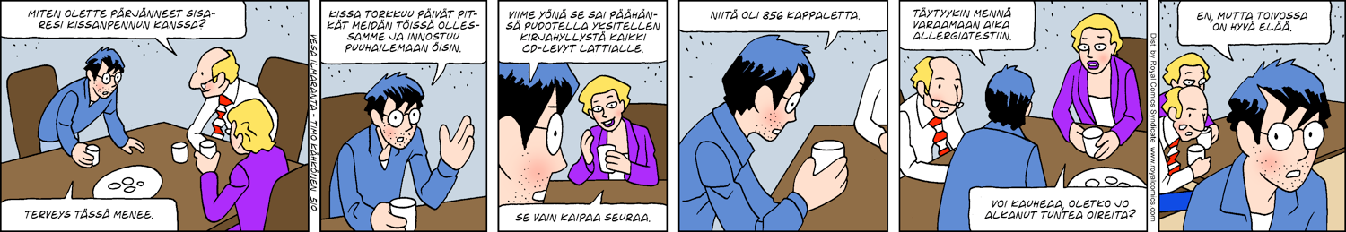 Paikallisuutisia (1-row sunday strip, Finnish) 510