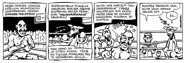 Loikan vuoksi (Daily strip, Finnish) 216