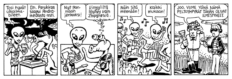 Loikan vuoksi (Daily strip, Finnish) 56