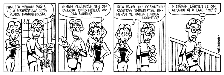Loikan vuoksi (Daily strip, Finnish) 87
