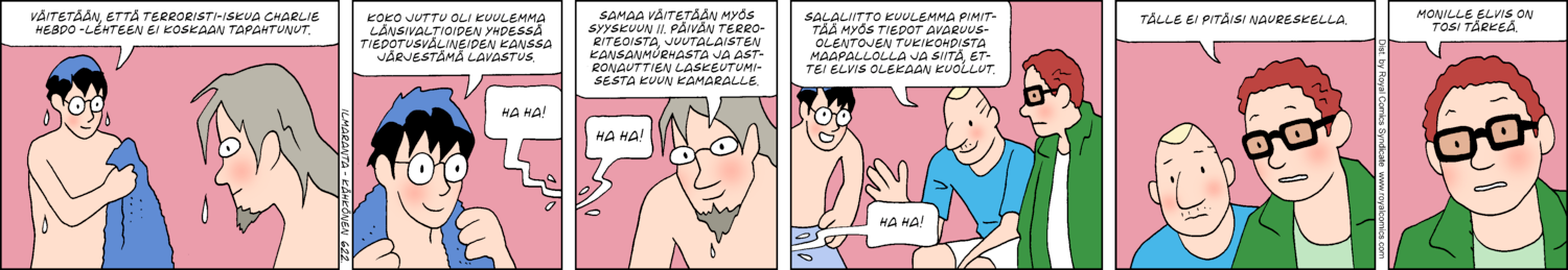 Paikallisuutisia (1-row sunday strip, Finnish) 622